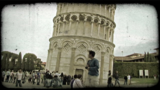 Pisa TL 2. Vintage stylized video clip.