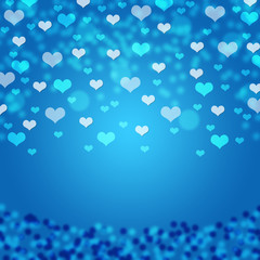 Hearts bokeh background / texture