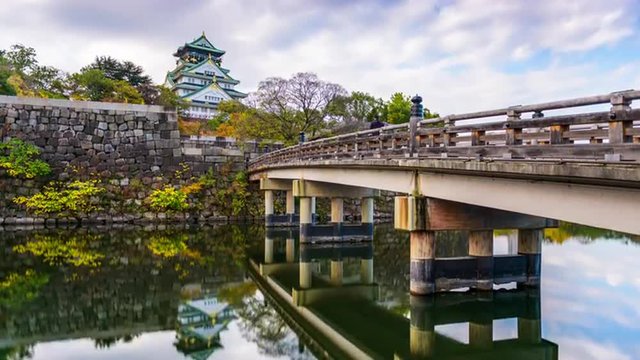 Shimonoseki, Japan city skyline time lapse over the Kanmon Straits.
