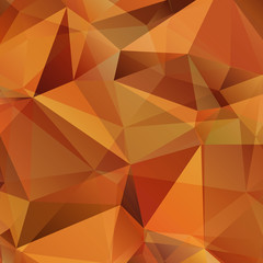 Orange Triangle Abstract Background