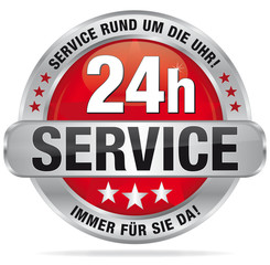 24h Service - Service rund um die Uhr! Immer für Sie da!
