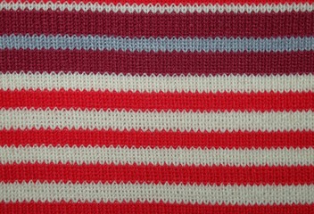 Texture of multicolored woolen fabric