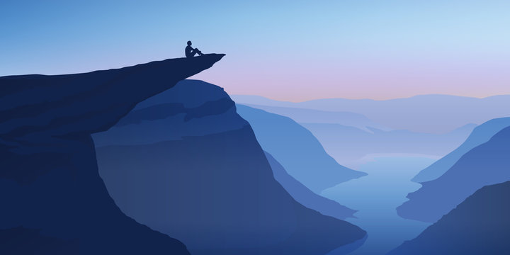 Paysage Trolltunga-Norv&egrave;ge