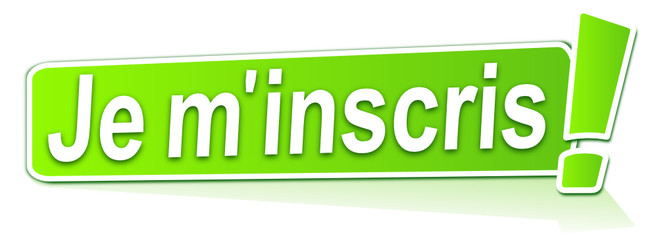 je m'inscris sur étiquette verte