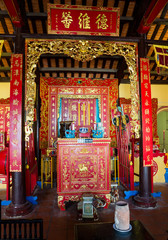 Fototapeta na wymiar Chinesischer Tempel in Phan Thiet in Vietnam