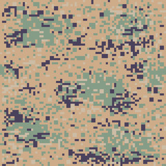Military Camouflage Textile Pattern