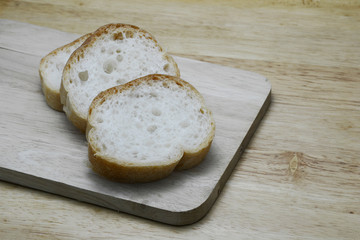 bread stick on wood table