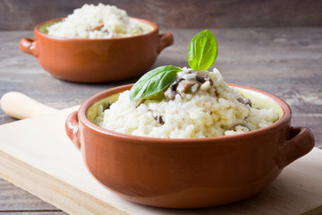 Risotto with mushrooms