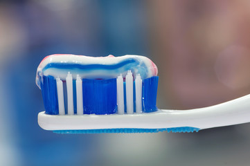 Toothbrush with Toothpaste 