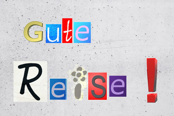 Obraz premium Gute Reise