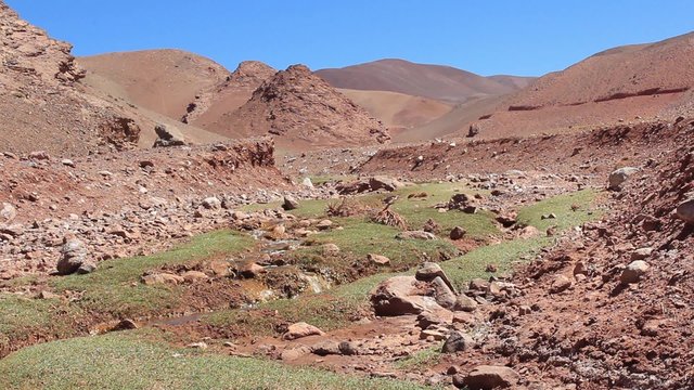 Arroyo en tierra arida