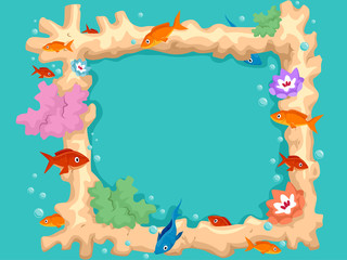 Coral Fish Frame