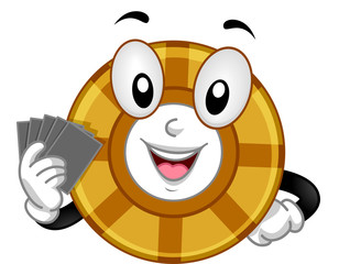 Poker Mascot Casino Cards