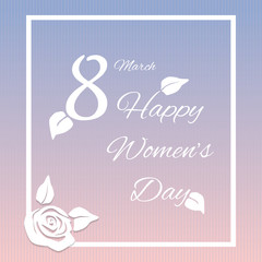 happy womens day design, vector illustration 