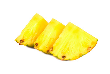Slices of fruit pineapple