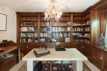 Interior, office in classic style