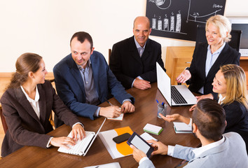 Positive brainstorming in office