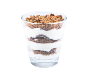 Mascarpone Quark Dessert mit Cookies