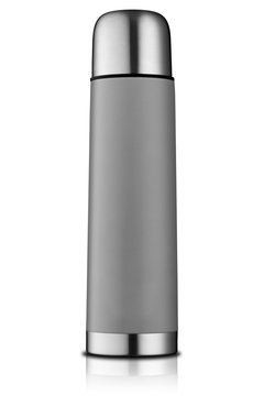 Grey thermos flask