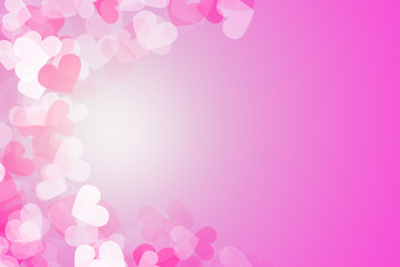 happy valentine's day abstract background illustration design