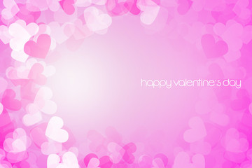 happy valentine's day abstract background illustration design