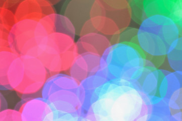 helle Lichtkreise pink blau grün