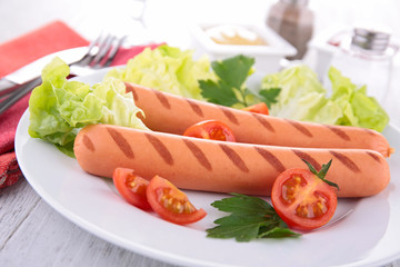 fried sausage