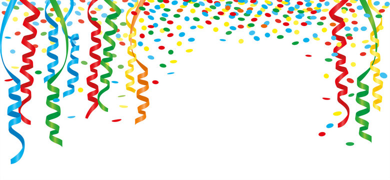 Luftschlangen Konfetti