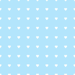 Seamless retro pattern  hearts. Vector