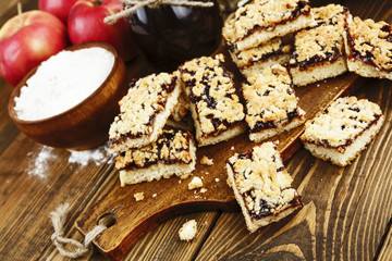 Homemade cookies  with fruit jam