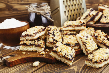 Homemade cookies  with fruit jam