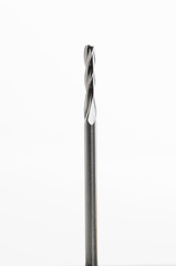 End mill tool isolated on white background