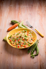 rice with mixed vegetables