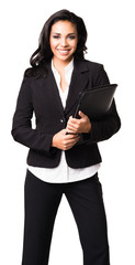 Businesswoman on White