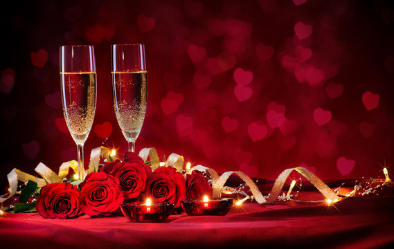 Fototapeta Valentines day background