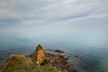 Pointe du Hoc, cape Hoc. D-day, Nrmandy, France