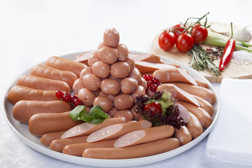 Assortment of cold meats