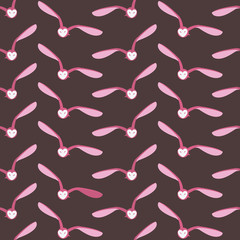 Owl vector art background design for fabric and decor. Seamless