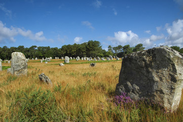 Carnac (Brittany, France): menhir