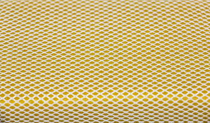 yellow sponge white net texture