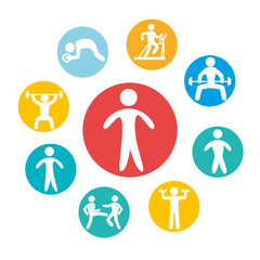 Gym and fitness lifestyle