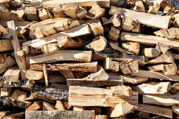 Pile of wood