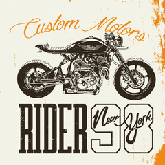 Motorcycle Rider T-shirt Design