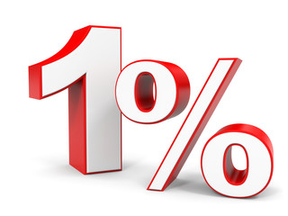 Discount 1 percent off.