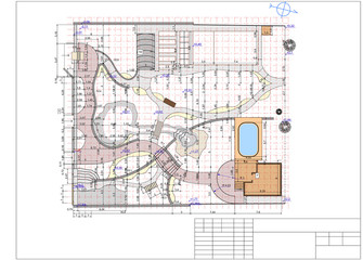 Plan of garden land