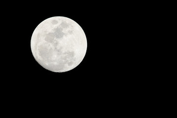 Full moon in the night
