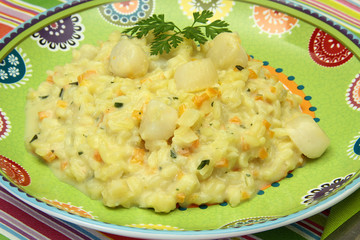 risotto aux saint-jacques 14012016