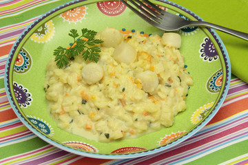 risotto aux saint-jacques 14012016