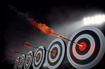 Flaming arrow © alphaspirit