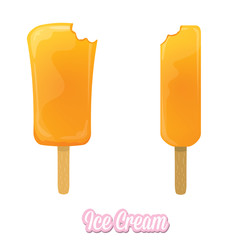 vector illustration of tasty ice cream 